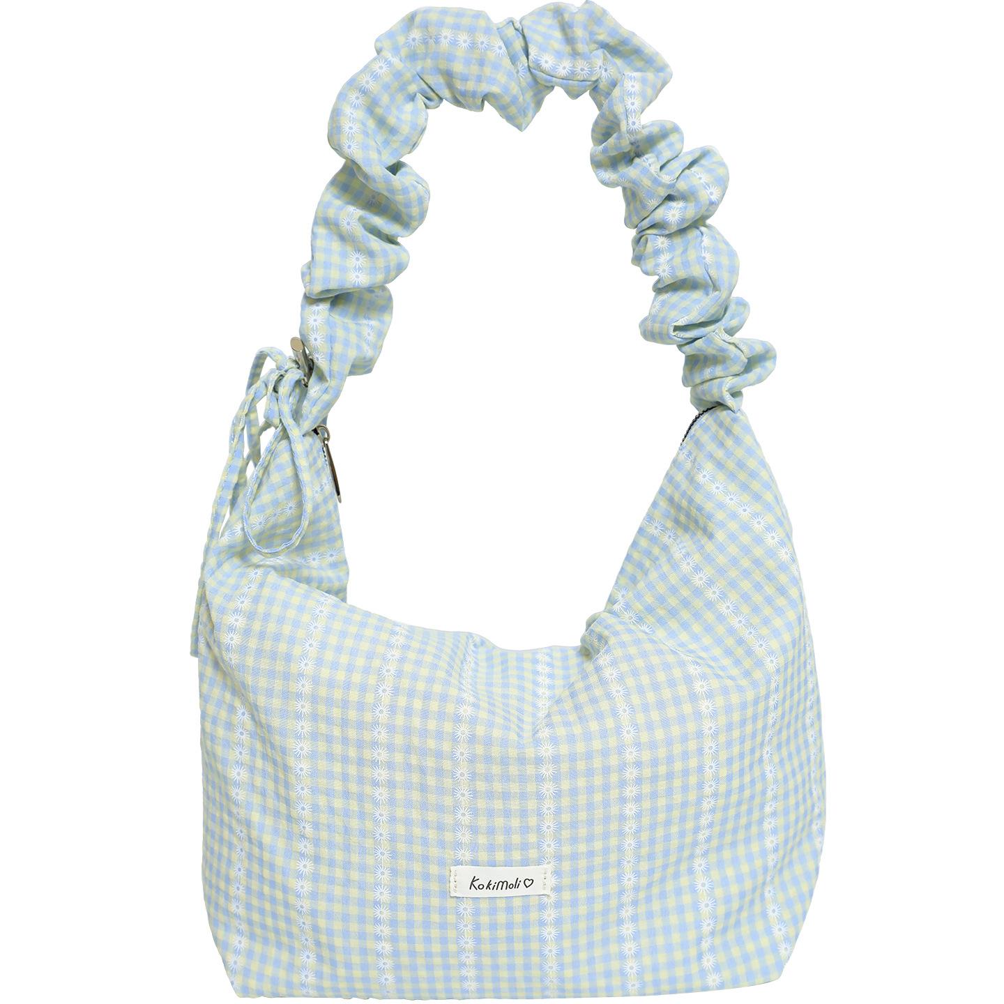 

Relaxed and Laid-back Style Bag, Sweet and Girlish Wrinkled Cloud Bag, Large-capacity Crossbody Dumpling Bag