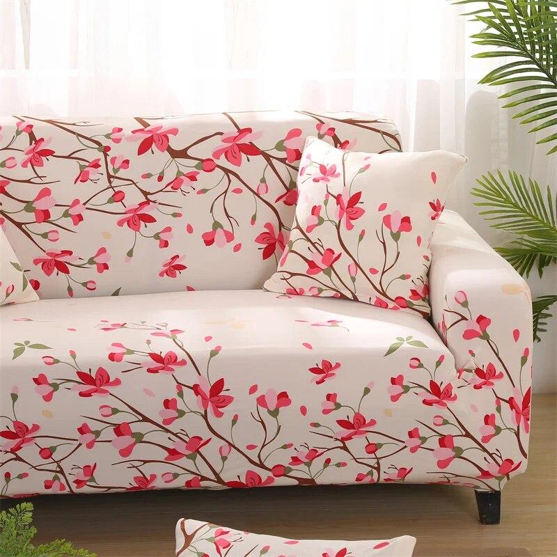 Geometrischer elastischer Sofabezug für Wohnzimmer, Couchbezug, hochelastischer Sofabezug, Möbelschutz, alle Bezüge, Heimdekoration