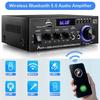 AK45 Bluetooth Audio Amplifier HiFi Digital Amplifier MP3 Player Channel 2.0 80W Power AMP Stereo For Home Car Karaoke