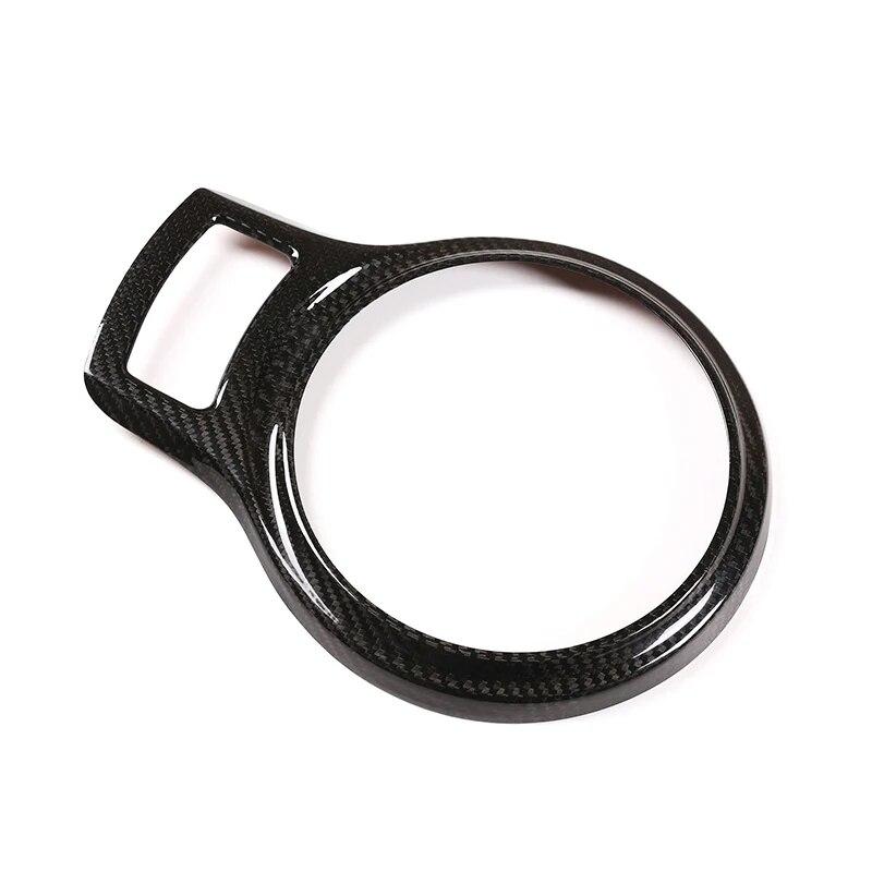 Car Styling Carbonfaser Textur Mittelkonsole Schaltknauf Abdeckung Zierleiste Für Toyota 86 Subaru BRZ 2012 - 2016 2017 2018