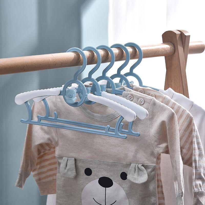 Children's Clothes Hanger with Retractable Design, Children's Newborn Clothes Hanger for Home Use