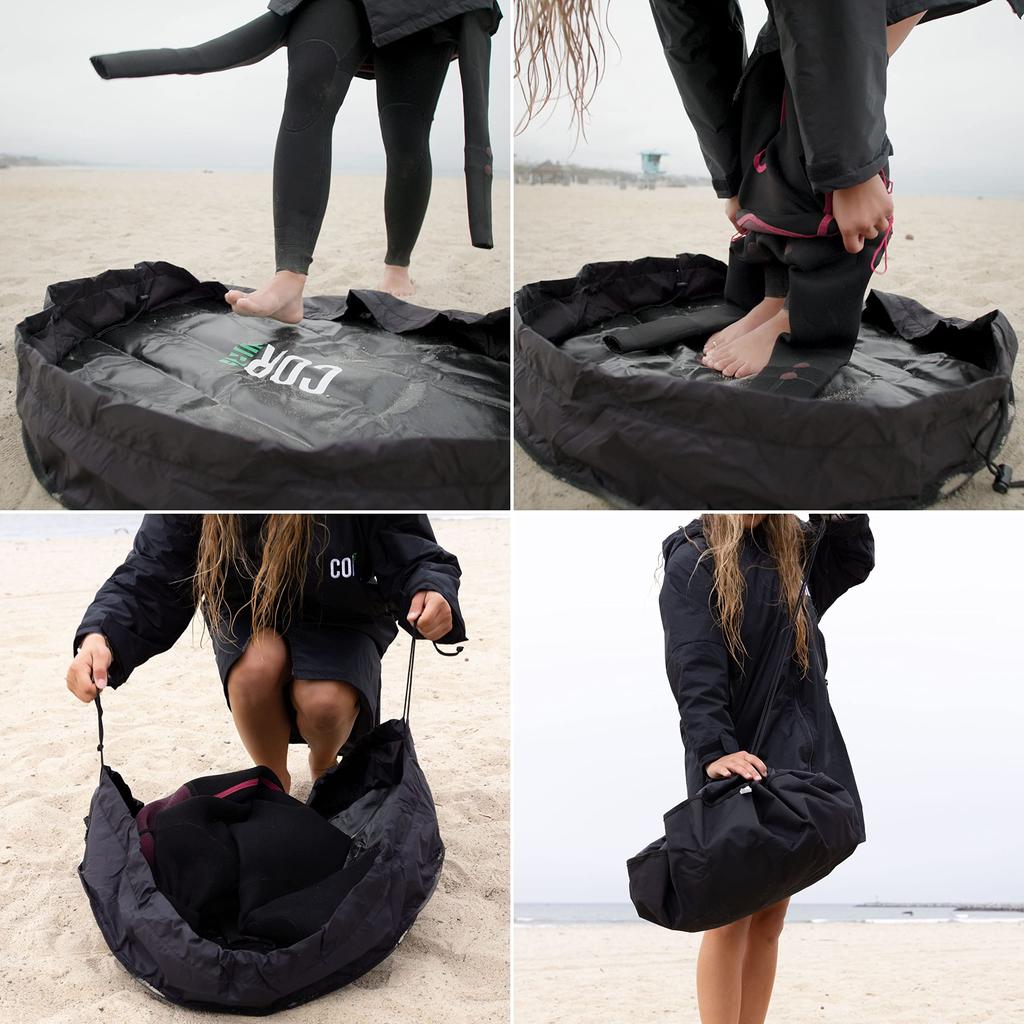 Wetsuit Changing by COR Mat/Bag