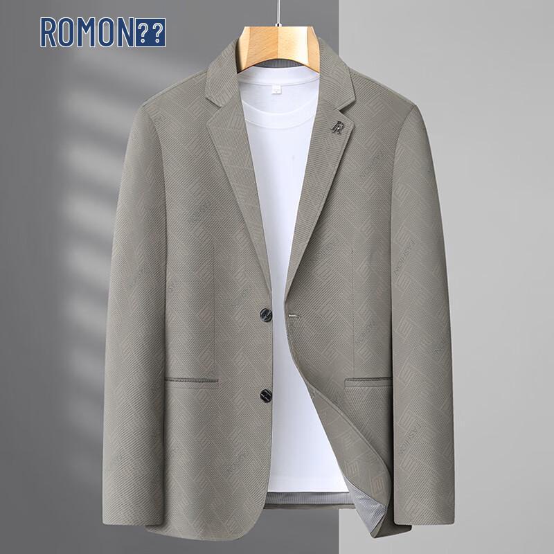 Romon Men s Slim Fit Casual Business Suit Jacket 180/XL