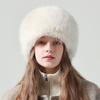 Autumn and winter furry basin hat versatile, warmth and cold protection, thick big head circumference for face enhancement, small plush bucket hat