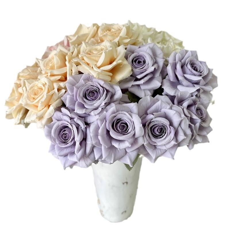 Rose Artificial Flower Wedding Hotel Restaurant Desktop Decoration Ornament Room