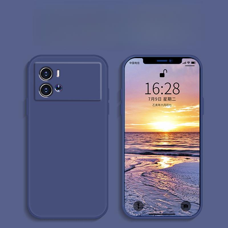 Applicable To Oppoa57-5g Mobile Phone Case Protection Case Liquid Soft Silicone Full-cover Anti-fall Case for Men and Women