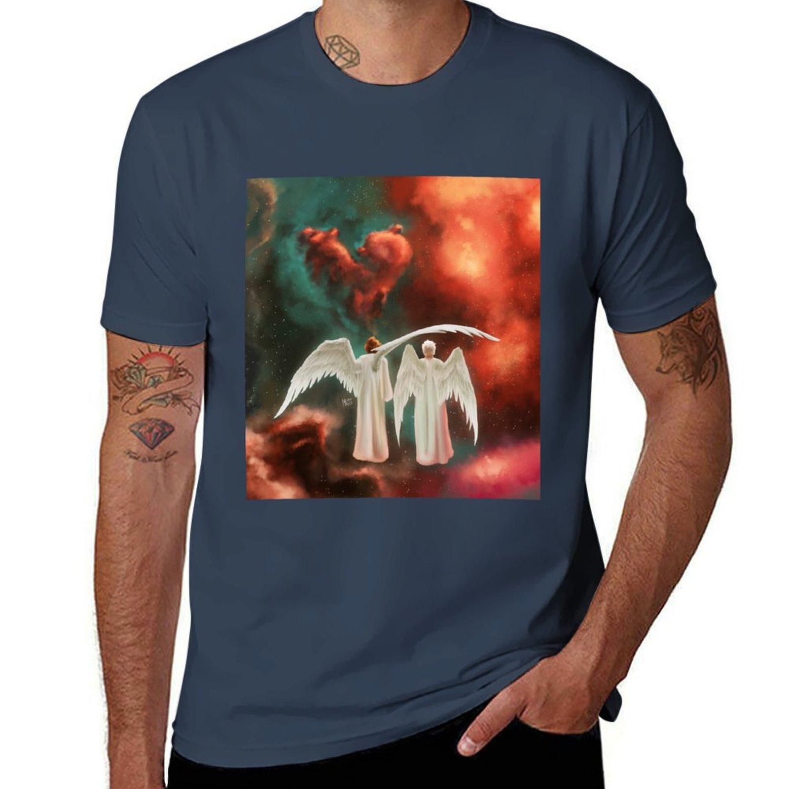 

Let there be light Tshirt cute tops graphics Short sleeve tee sweat workout shirts for men S