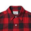 Bancheu Bgs Flannel Buffalo Check Cotton Work Shirt - Red