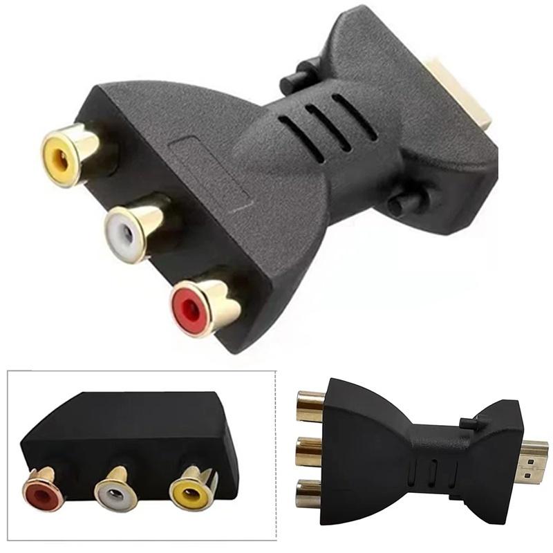 HD HDMI to AV Adapter Cable 3RCA Converter HDMI to Audio Video Adapter AV Component Converter AV To HDMI-compatible For HDTV DVD