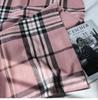 Women's Autumn/Winter Korean-Style Versatile Mid-Length Plaid Shawl & Scarf with Tassels – Imitation Cashmere Warm Neck Warmer
