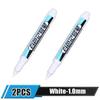 5/1Pcs Oily White Marker Pen Graffiti Pens Waterproof Permanent Gel Pencil Tire Notebook Glass Painting Pen 0.7mm 1mm 2.5mm