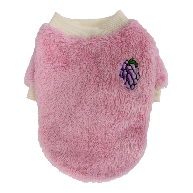 

Plaid Fleece Clothes for Small Dogs & Cats - Autumn/Winter French Bulldog Outfit, Two-Legged Design Small