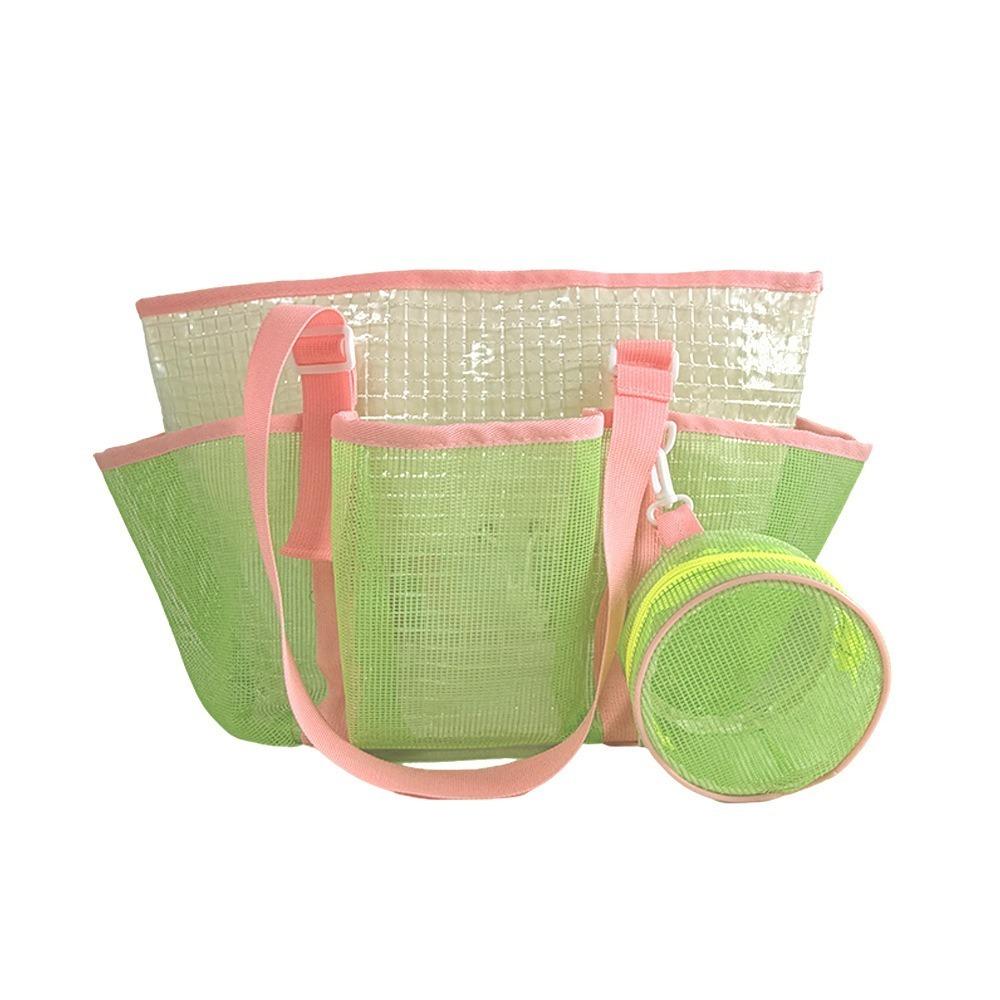 Large Capacity Shower Tote Bag Breathable Swimsuit Storage Bag Wash Bag Mesh Swimming  Bag  Handbag