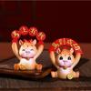 Artistic Resins Horse Miniature Statue Traditional Zodiacs Design Desktop Decoration Chinese New Year Holiday Gift
