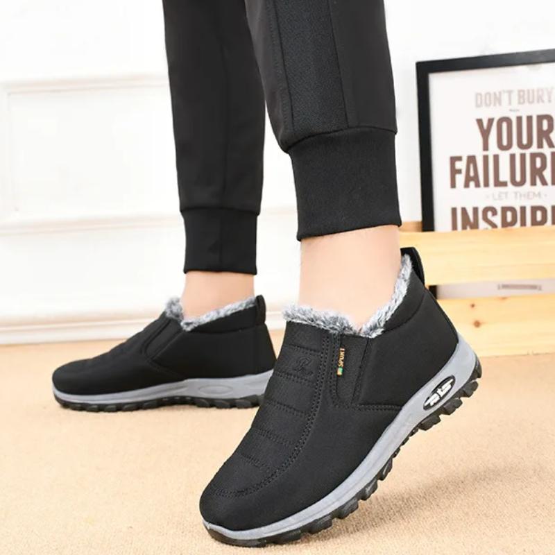 Zimné protišmykové snehule Nové ležérne hrubá podrážka teplé kožušinové pohodlné nepremokavá látka športové všestranné dámske topánky