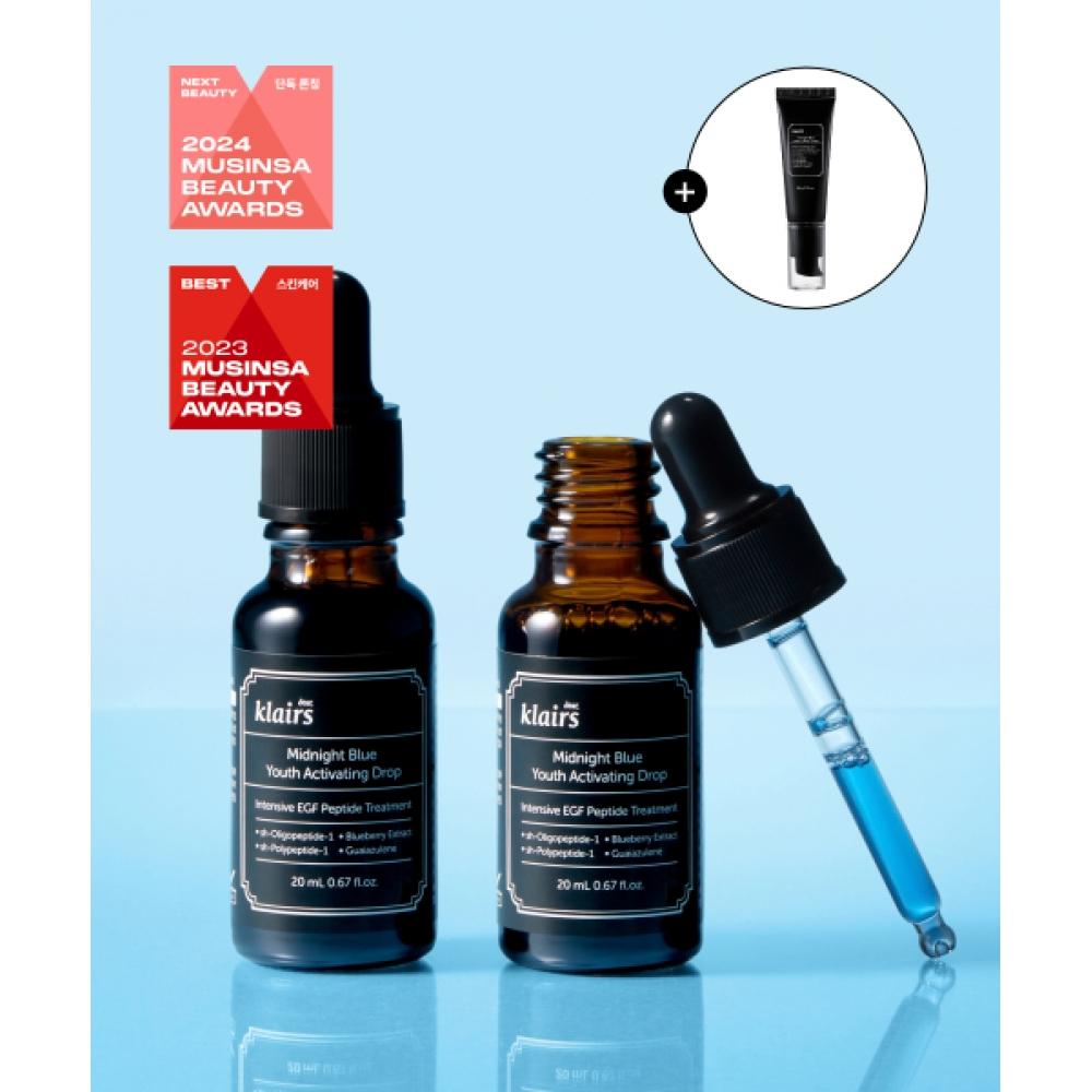 

Klairs [20g Free Trace Cream] Midnight Blue Drop 20ml+20ml 2 Pack none