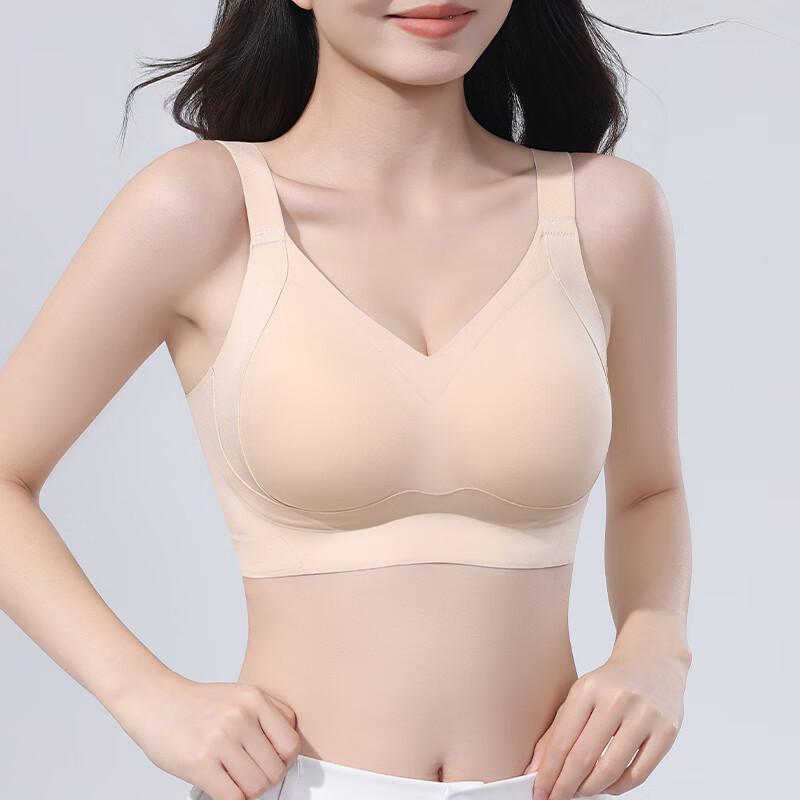 Ordifen Seamless Lift And Push-Up Bra for Women, Wireless, Side Support, Anti-Sagging Sports Bra, Thi