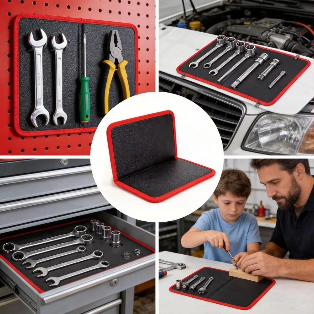 Strong Magnet Magnetic Tool Mat Foldable Folding Magnetic Tool Storage Pad Garage Organization
