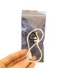Transparent PE Self-Sealing Bag with Recycling Symbol, LDPE Storage Pocket Bag for Hardware