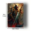 8x12 Inch Sword Metal Sign Tin Plate Wall Decor Home Bar Garage