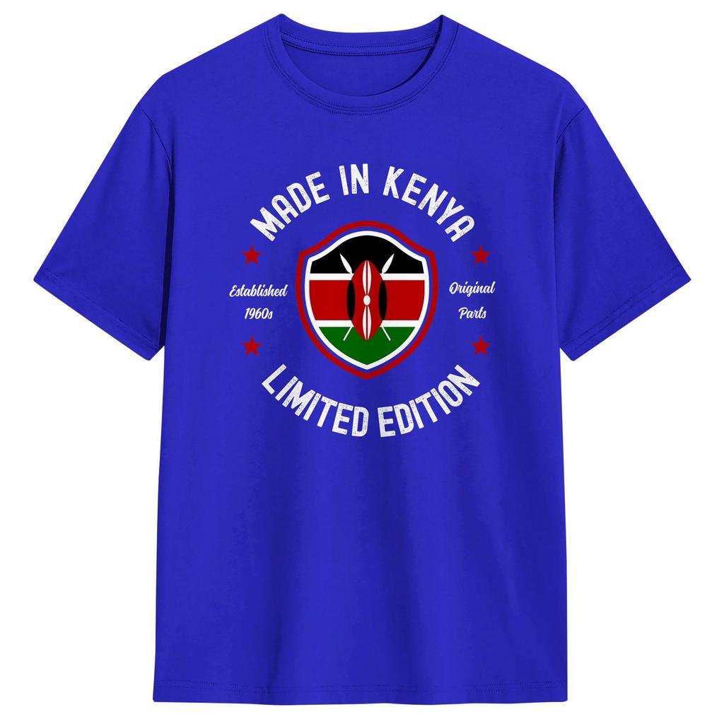 Made In Kenya T Shirt Beach Aesthetic T Shirts Cotton Hip Hop Tee Shirt For Mens Casual Tees