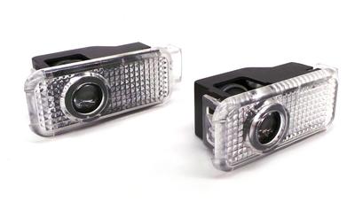 2 peças. Luzes de porta LED compatíveis com Audi 12V Off-Road