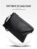 Men's Cross-Border Fashion Zipper Clutch: Large Capacity, Textured Handbag for Business & Portability.