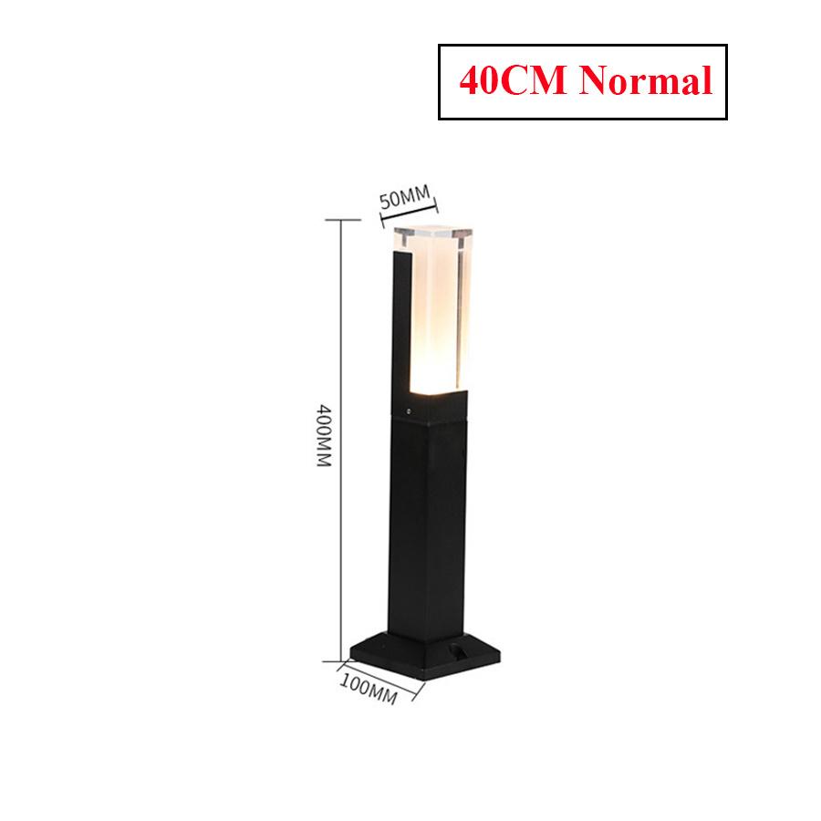 Acryl PIR Bewegungssensor LED Pollerleuchte Außen Garten Landschaft Säulenleuchte IP65 Wasserdicht Garten Straßen Pollerleuchte