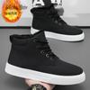 Mode Winter 2025 Herren Fleece Schneestiefel Warme Dicke Baumwolle Kurze Stiefel Schnürschuhe Rutschfeste Herren Sneaker Botas Para Hombre Größe 39-46