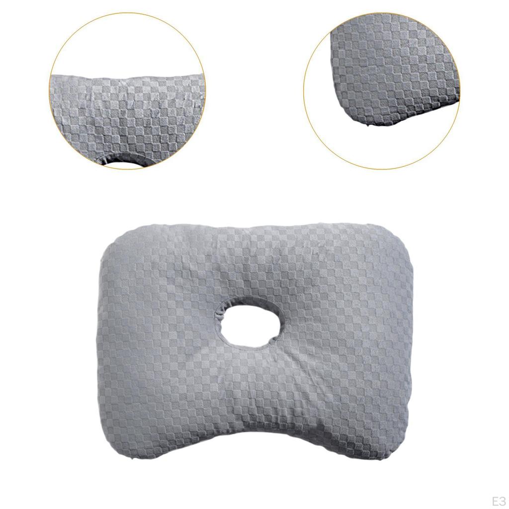 Ohrlochkissen Weiche Entspannungsschutz Atmungsaktiv mit Loch