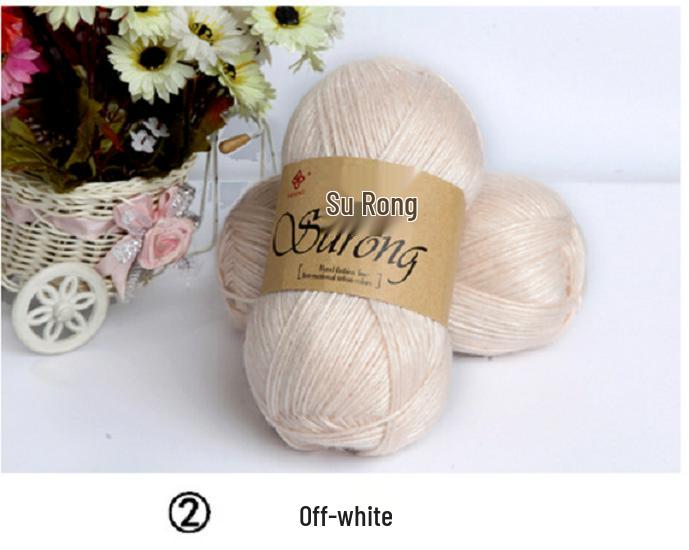 Egyptian Long-Staple Cotton Velvet Yarn for Hand-Knitting and Crochet Projects