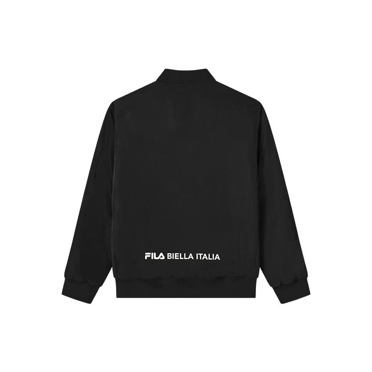 Fila Puffer Jackets Men's Jet Black Baseball Collar Moderate Other F51M249999F-BK