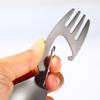 Stainless Steel Unibody Construction Spork Multi-Function Spoon Fork Carabiner Bottle Opener