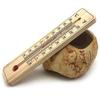 Wall Hanging Practical Room Wood Garage Indoor Direct Reading Type Logger Thermometers Wall-mounted