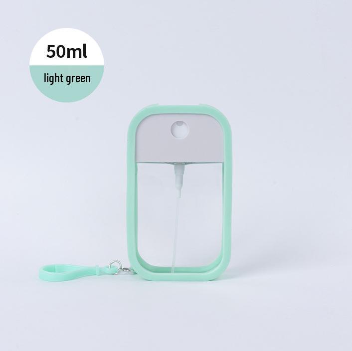 Portable Press-On Silicone Hydrating Perfume Spray Bottle