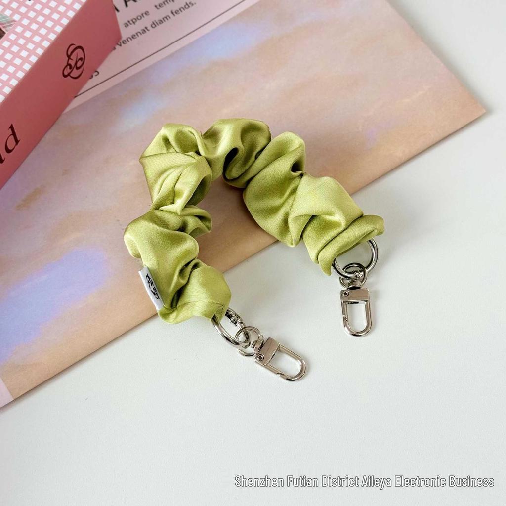 Handheld Double-Ended Buckle Phone Lanyard & Wrist Strap - Elastic Scrunchie with Anti-Loss Design