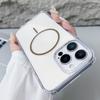 KEYSION HD Transparent Magnetic Wireless Charge Phone Case for MagSafe for iPhone 11 12 Pro Max Hard Clear Cover