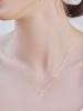 Engbrox [Silver925] Dazzle Star Pearl Necklace