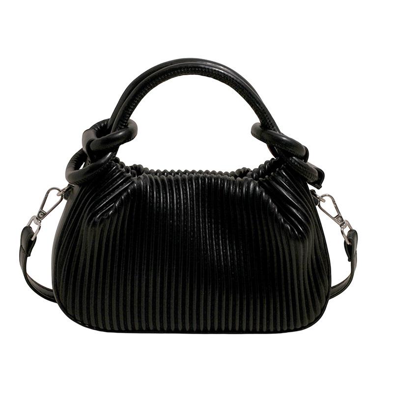 New Casual Handbag Women's Bag Fashion Pleated Versatile Shoulder Messenger Bag