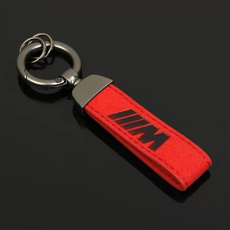 New keychain For BMW High-quality Car Gift Pendant Leather Key Ring M Power Performance M3 M5 X1 X3 X5 X6 E46 E39 E36 E60 E90 sdvr52