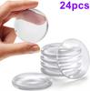 Protetor de porta de silicone macio transparente, adesivos autoadesivos, protetor de parede, silenciador, móveis, sem rastros, almofada anti-colisão