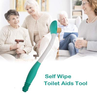 Spodní toaleta Self Wipe Aid Utěrka s dlouhou rukojetí Snadné uchopení tkáně Pomocník Toaletní pomůcky Nástroje pro tělesně postižené