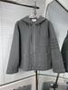 High-Quality Hooded Zipper Jacket with Four-Bar Stripe - Long Sleeve, Spring/Autumn Wear