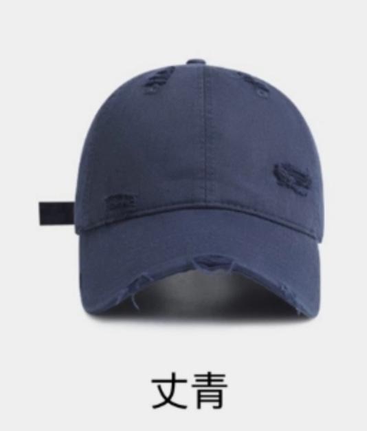 Spring And Summer Hole Soft Top Baseball Cap Men And Women Versatile Sun Protection Shade Cap Solid Color Couple