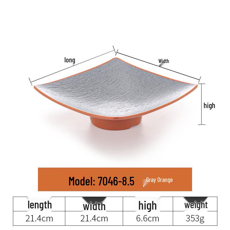 Yicang Creative Melamine Footed Dinner Plate