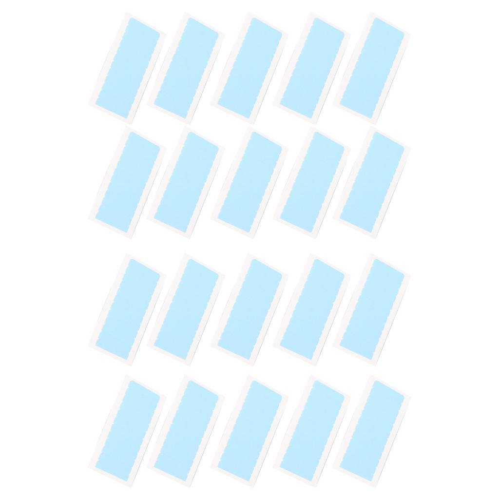 240pcs Hair Extension Tape Double Sided Extension Tapes Tabs Water Resistant Replacement Wig Tapes for Home Hair Salon 0.31x1.57in