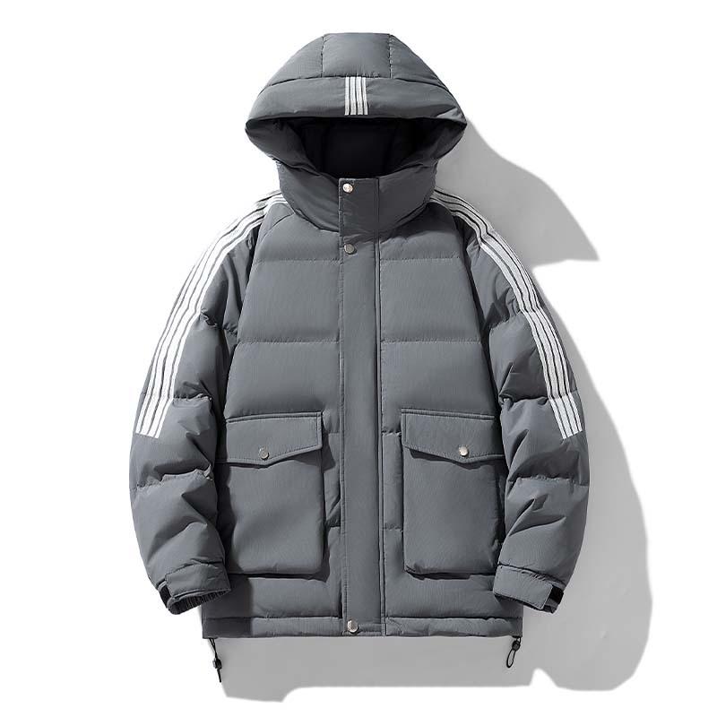 

Мужской пуховик осенне-зимний тренд для мужчин и женщин парный теплый и утолщенный костюм-пуховик мужское пальто с капюшоном 3XL
