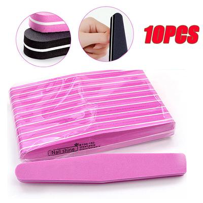 10Pc Diamond Nail File Nail Buffer Washable Grinding Polishing Sanding Nail Tool