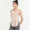 Women's Racerback Yoga Tank with Built-in Bra, Sleeveless Sports Top, Backless Design