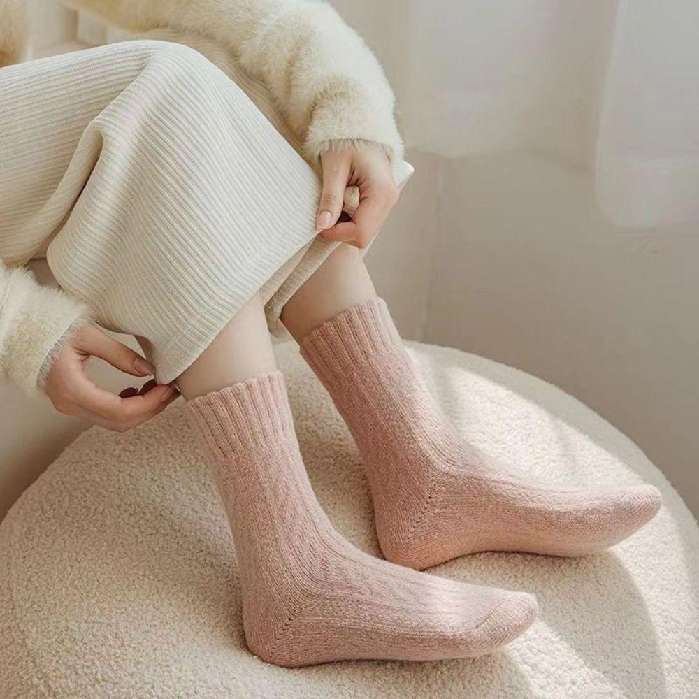 Thickened Women's Socks Cold Proof Thermal Long Socks Fashionable Long Sock  Daily Use
